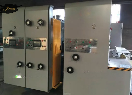 Automatic Lead-edge feeding corrugated cardboard flexo printing slotting die-cutting machine